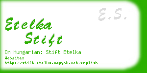 etelka stift business card